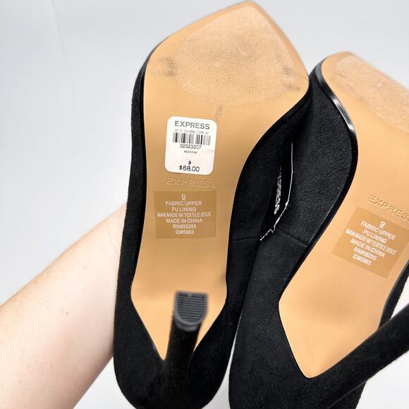 Express Classic Black Heels - Picture 11 of 12